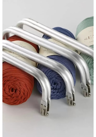 Hrşytrend Gizli Metal Çanta Bursu 3 Adet - 16 Cm - Metal Çanta Aparatı Çanta Aksesuarı Çok Renkli