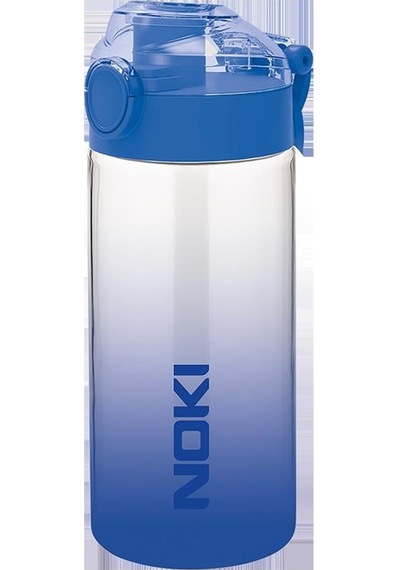 Noki Su Matarası Tritan Auto Kapak 550 Ml 12'li Stand Çok Renkli