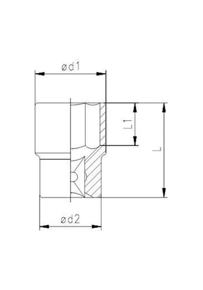 Elta 1115 1/2'' Lokma 13 Mm