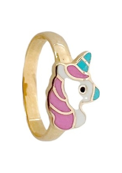 Unicorn Model Çocuk Altın Yüzük