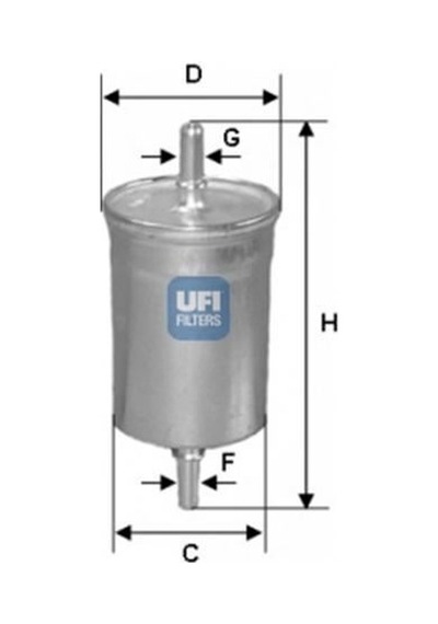 Ufı 31.842.00 Yakıt Filtresi Focus 1.4 1.6 1.8 16v 2.0 16v St170 Rs 98 04 2.0 12 Cma1.6 04 07 10 Volvo S40 Mf5577