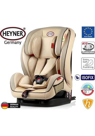 Heyner Multifix Aero Plus 9-36kg Isofix Oto Koltuğu Summer Beige I,ıı,ııı