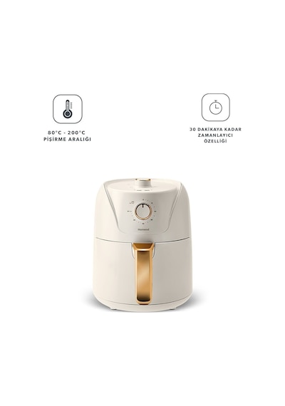 Homend Airfryday 2504H 8 Farklı Programlı, Yağsız Fritöz 4.3 Litre Airfryer