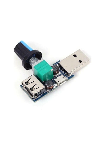 Usb Fan Hız Kontrol Modülü - Dc 5V-12V 5W