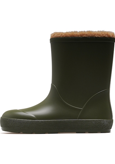 Igor İgor Yogi Borreguito Unisex Çocuk Kürklü Su Geçirmez Çizme 25k W10306 Haki Haki