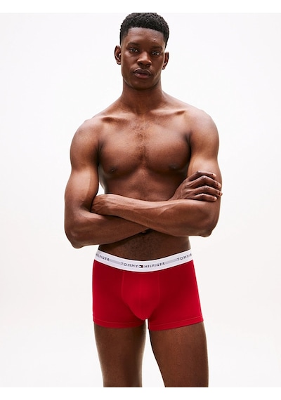 Tommy Hilfiger 3p Trunk Prınt Erkek Sarı Boxer - Um0um02768 Tommy Hilfiger 3p Trunk Prınt Erkek Sarı Boxer - Um0um02768