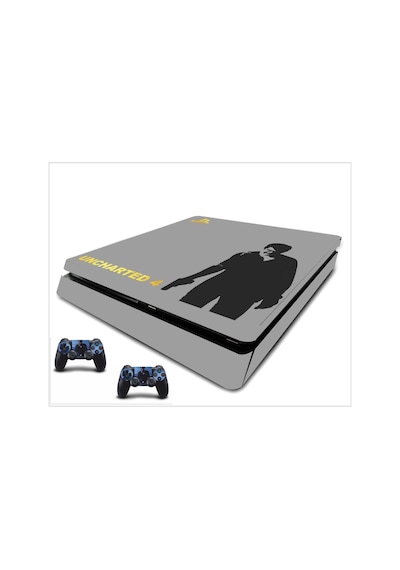 PS4 Slim Uncharted 4 Sticker Seti