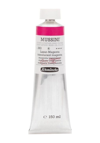 Schmincke Mussini Artist Yağlı Boya 150 ML Seri 4 363 Translucent Magenta
