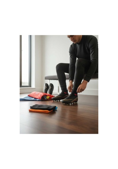 Football Unisex Krampon Set 1 Adet Çanta, + 1 Adet Çorap + 1 Adet Tekmelik Siyah