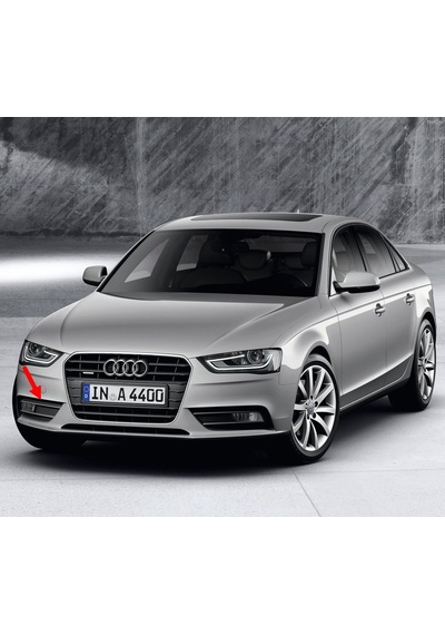 Audi A4 2013-2015 Ön Tampon Sağ Sis Farı Çerçeve Siyah 8K0807682K