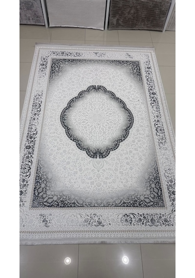 Safyün Halı Kadife Kf513 Gri 200 X 290 Renkli