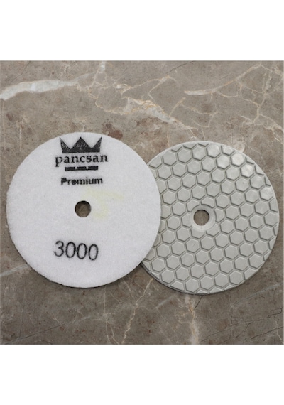 Pancsan - Kuru Esnek Parlatma 3000 Ped Leri 100 Mm Elmas Porselen , Granit , Mermer , Çimstone , Seramik