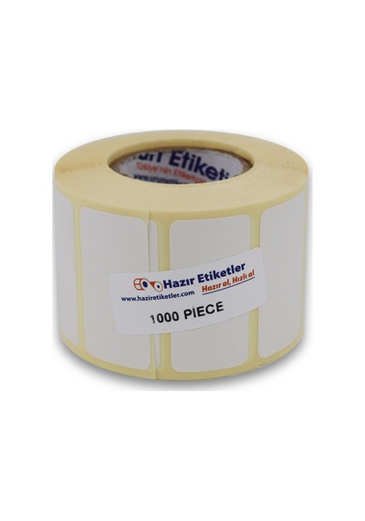 Kuşe Rulo Etiket 45mm X 25mm 1000 Adet