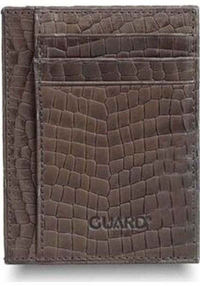 Guard Hakiki Deri Kahverengi Texas Baskı Kredi Kartlık - Grd-1092-khv-st Diğer Çok Renkli