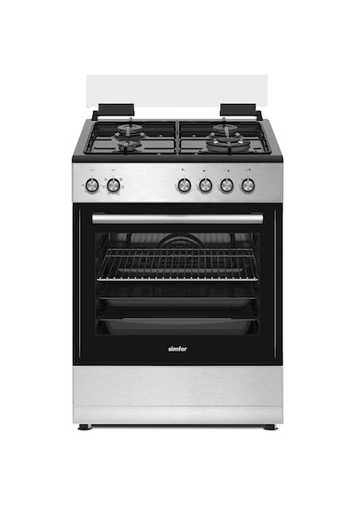 Simfer 1261 Tam Boy Fırın 3G+1Wok Turbo 7 Fonksiyon + Grill