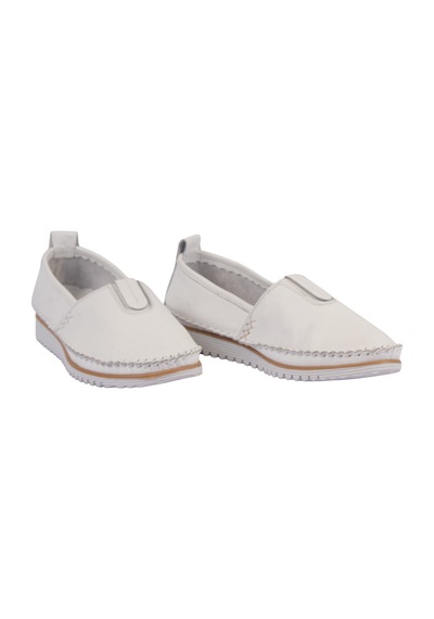 Napa Shoes Nefes Alan Hakiki Deri Rahat Taban Kadın Casual Ayakkabı Napa-108 Beyaz
