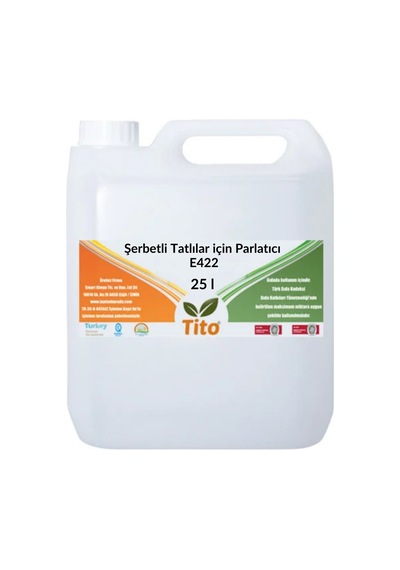 Şerbetli Tatlılar İçin Parlatıcı E422 25 Kg