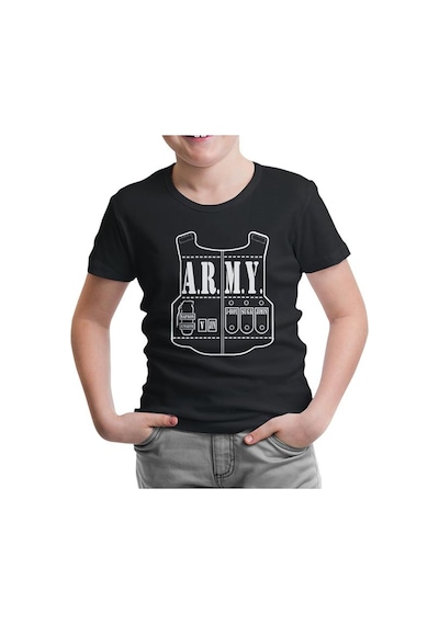 Lord Tshirt Bts - Army Siyah Çocuk Tshirt