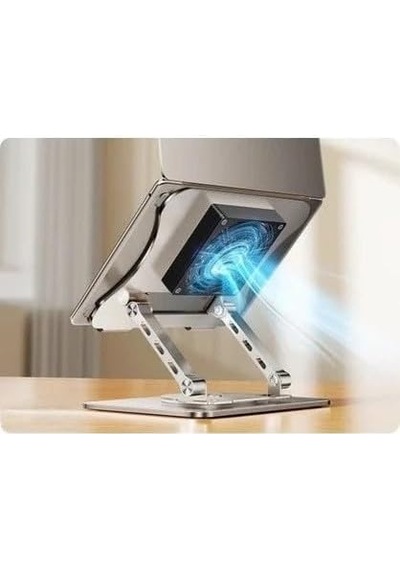 J41 Metal Laptop Ve Tablet Fanı 360 Dönebilen J41 Metal Laptop Standı