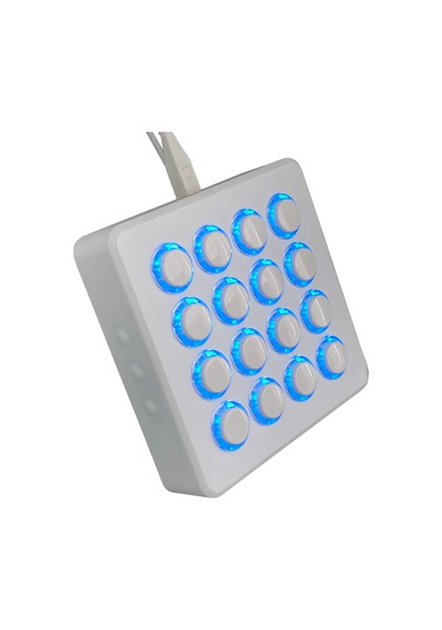 Dj Techtools Mıdı Fighter Spectra White 16 Arcade Knobs Parmakla Davul Çalma Performansı İçin En İyi Mıdı Controller/kontrolör