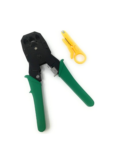 Ağ Kablosu Sıyırma Rj45 Rj11 Kablo Sıkma Pensesi
