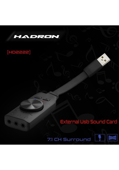 Hadron HD2222 Kablolu 7.1 USB Ses Kartı