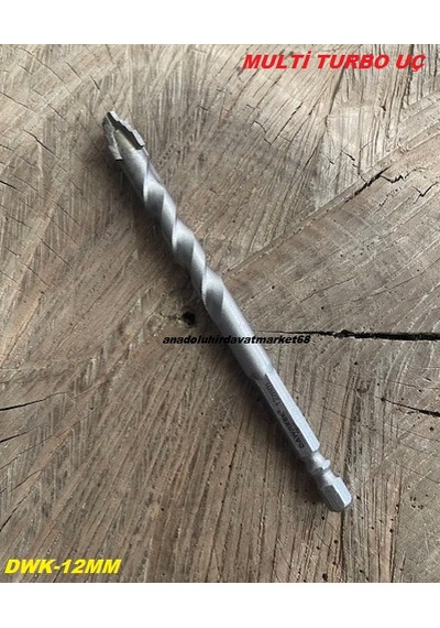 Dwk Pro 12mm Kademeli Multi Uç Metal Delme Ucu Ahşap Sac Mermer Delme Ucu