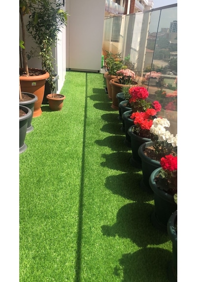 Yapay Çim Ilkbahar 20 Mm Suni Dekoratif Çim Halı 150X400 Cm
