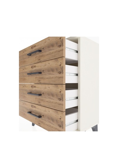 Arges Komodin 2 Raflı 60x30x80 Aytaşı-çam Aytaşı