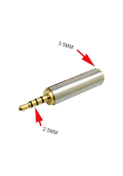 3.5 Mm 2.5 Mm Jack Çevirici 3 Çizgi 4 Boğum 3.5 Mm 2.5 Mm Çevirivi 3.5 Mm Kualklık Mikrofon 2.5 Mm Çevirici