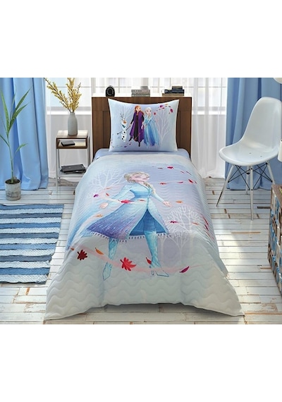 Taç Kapitoneli Nevresim Takımı Frozen 2 Breeze