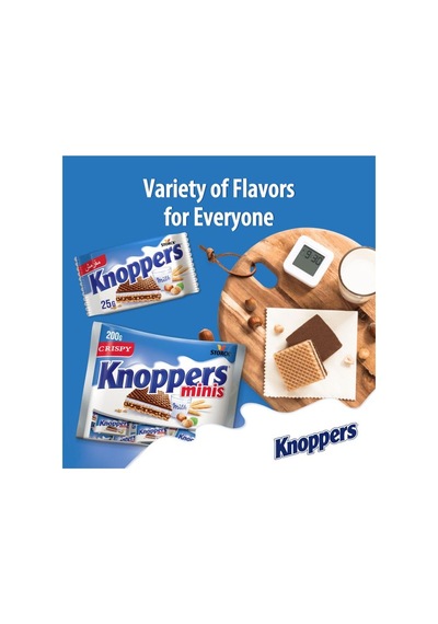 Knoppers Minis Sütlü Fındıklı Gofret 200 G
