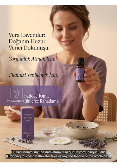 Vera Lavender Uyku İçin Lavanta Yağı 10 ML