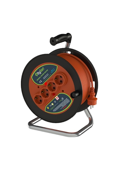 Bylıon Makaralı Seyyar Uzatma Kablosu 50m 3 1.5mm