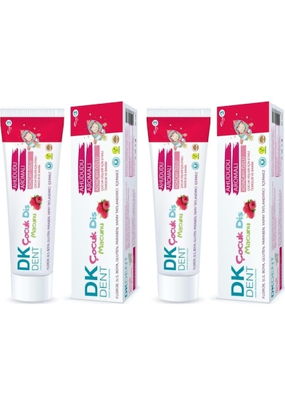 Dk Dent Diş Macunu 50ml Çocuk Ahududu 2li Paket