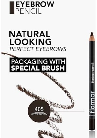 Kapağı Fırçalı Kaş Kalemi Kahve - Eyebrow Pencil - 405 Bitter Brown - 8690604278701 Genel