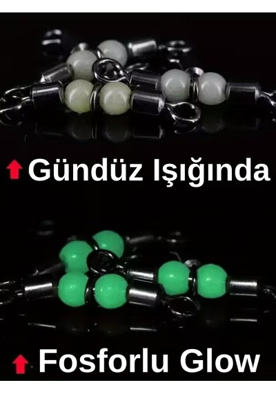 Ea genset Glow Fosforlu Boncuklu T Fırdöndü 5 Adet 3