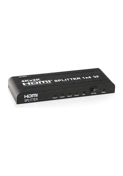 Dark Full Hd 1 Giriş / 4 Çıkışlı 3D Destekli Hdmı Splitter Sinya