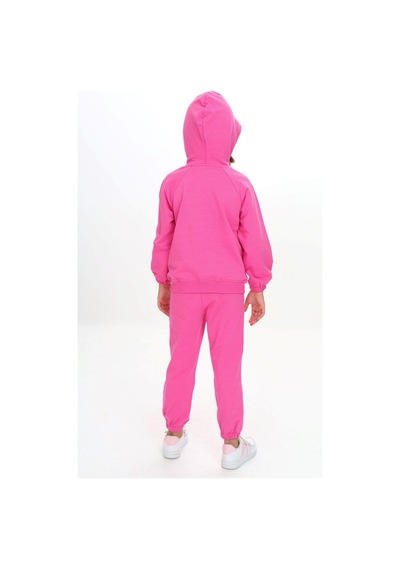 Toontoy Kids Toontoy Kız Çocuk 2'li Takım Kapüşonlu Cepli Reglan Kol Sweatshirt & Beli Paçası Lastikli Cepli Jogger Eşofman Altı - 2 İplik Fuşya Toontoy Kids Toontoy Kız Çocuk 2'li Takım Kapüşonlu Cepli Reglan Kol Sweatshirt & Beli Paçası Lastikli Cepli Jogger Eşofman Altı - 2 İplik Fuşya