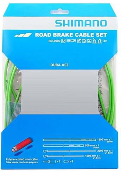 Shimano Dura-ace 9000 Fren Kablo Seti Yeşil