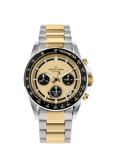 Jacques Lemans Annıversary Eco Power 50-1d Erkek Kol Saati Altın