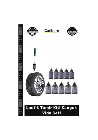 Lastikkiti Profesyonel Hızlı Pratik Otomobil Motosiklet Sızdırmaz Lastik Tamir Kiti Kauçuk Vida Set