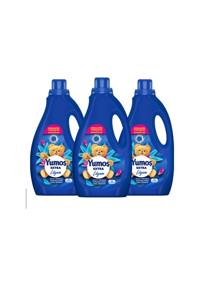 Extra Konsantre Çamaşır Yumuşatıcısı Lilyum 105 Yıkama 2520ml X3 Diğer
