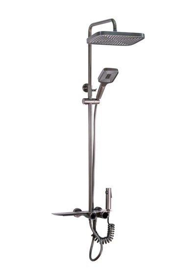 Akıllı Victoria Gun Gray Smart Duş Sistemi Krom
