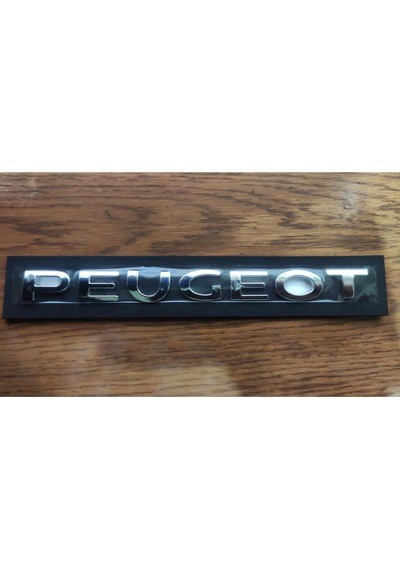 Bagaj Yazısı Peugeot 408 Model Bagaj Kapağı Yer Alan "peugeot" Estetik Görünüm 408- 2006 Ve Sonrası