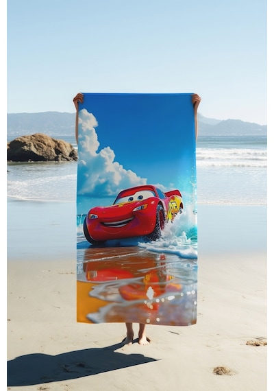Dijital Baskı Plaj Deniz Havlusu 80 X 160 Cm Peştamal Hvl0246 Renkli