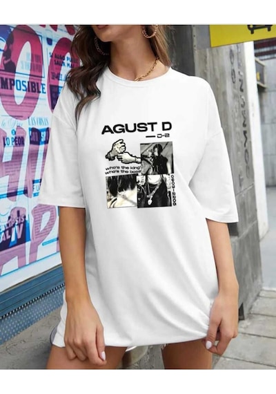 Kozia Outdoors Malkoçbey Agust Baskılı T-şhirt Beyaz Beyaz