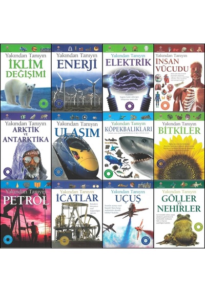 Tübitak Popüler Bilim Yakından Tanıyın 12 Kitap Set  14+Yaş