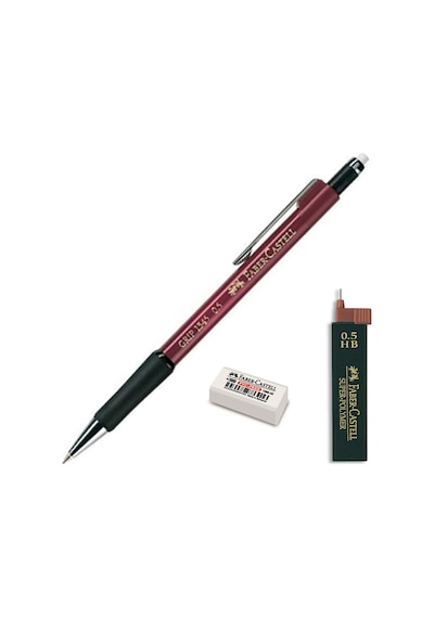 Faber Grip Iı 1345 0.5 Uçlu Kalem Seti Bordo 5091207100 Bordo