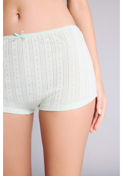 Defacto Delikli Dokuma Desenli Fiyonk Detaylı Nane Yeşili Boxer H3650ax26spgn1139 Yeşil-gn1139 Defacto Delikli Dokuma Desenli Fiyonk Detaylı Nane Yeşili Boxer H3650ax26spgn1139 Yeşil-gn1139